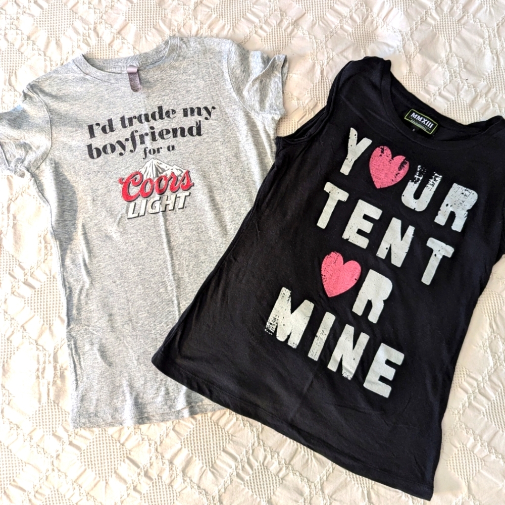 Coors Light & Your Tent T-shirts